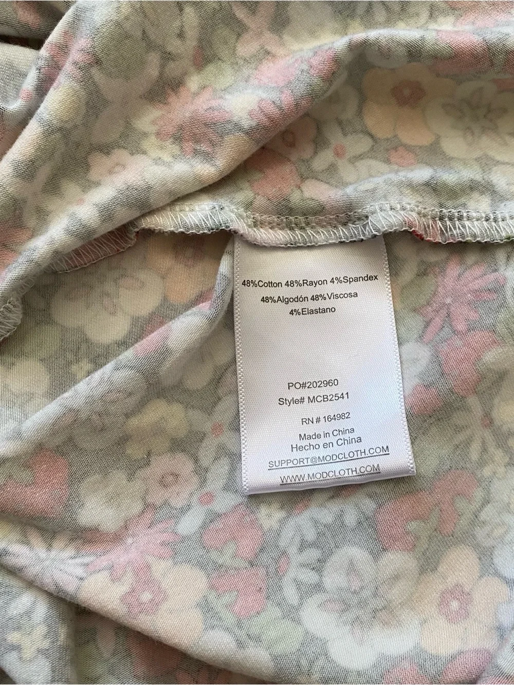 Floral Skirt With Pockets By ModCloth Size S